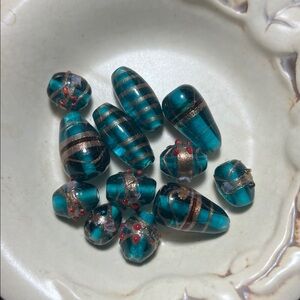 Vintage glass beads
